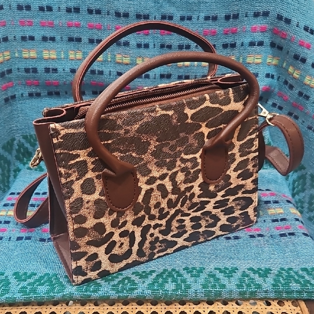 Leopard Print Micro Handbag